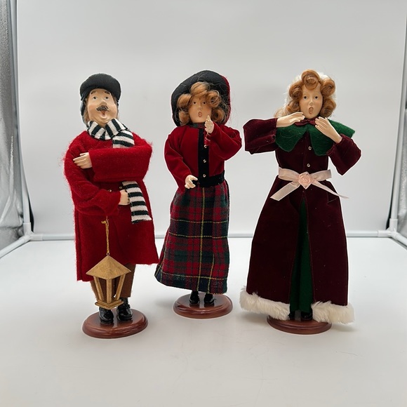 Vintage Set of Three Christmas Carolers - Picture 1 of 16